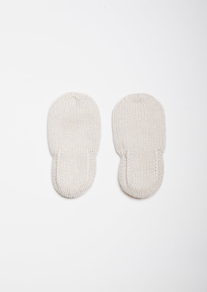 Brooklyn Cashmere Lounge Socks — Oatmeal/Putty