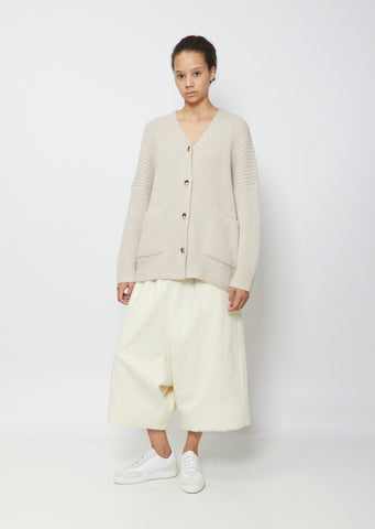 Rib Cardigan