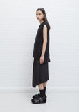 Sculpted Vest — Black