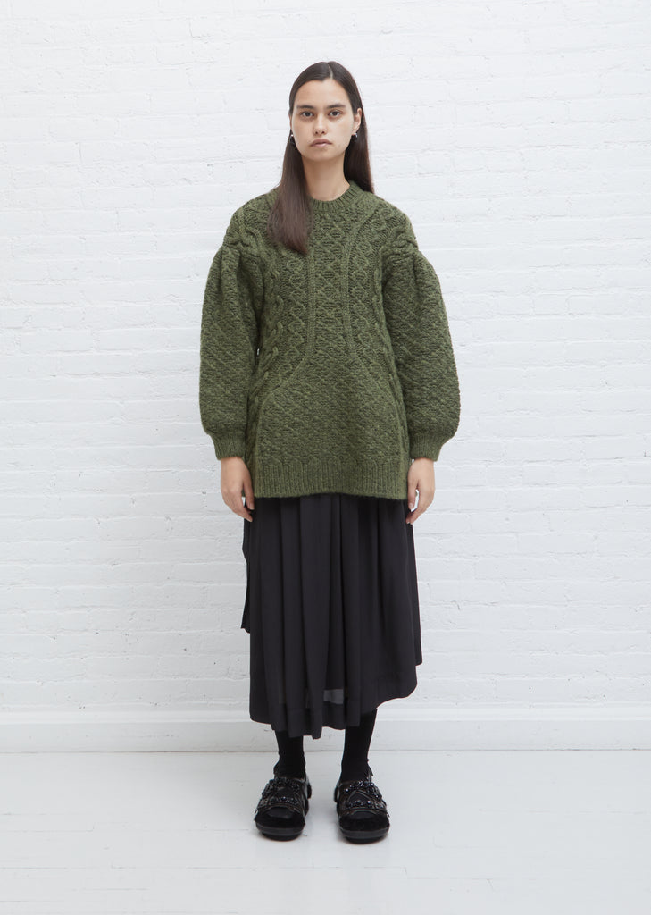 Signature Sleeve Sculpted Sweater