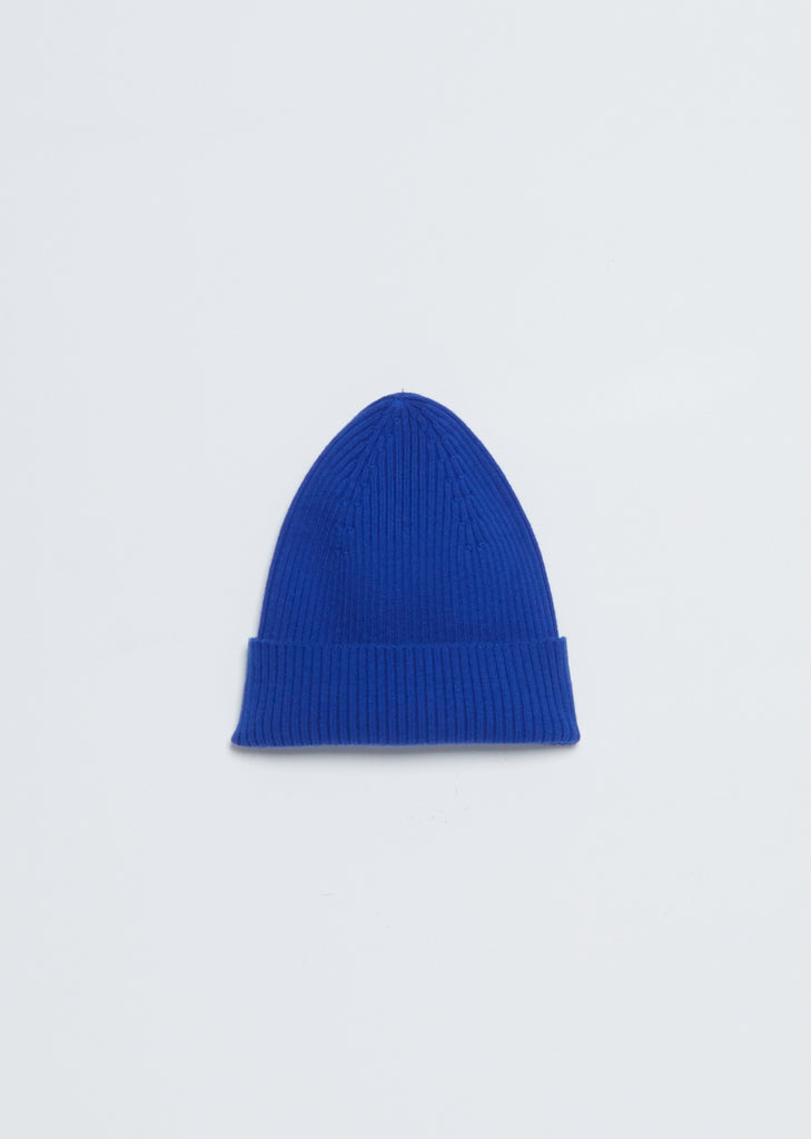 Seamless Knit Beanie — Cobalt