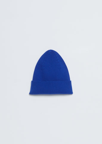 Seamless Knit Beanie — Cobalt