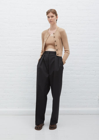 Contoy Cropped Cardigan – Camel