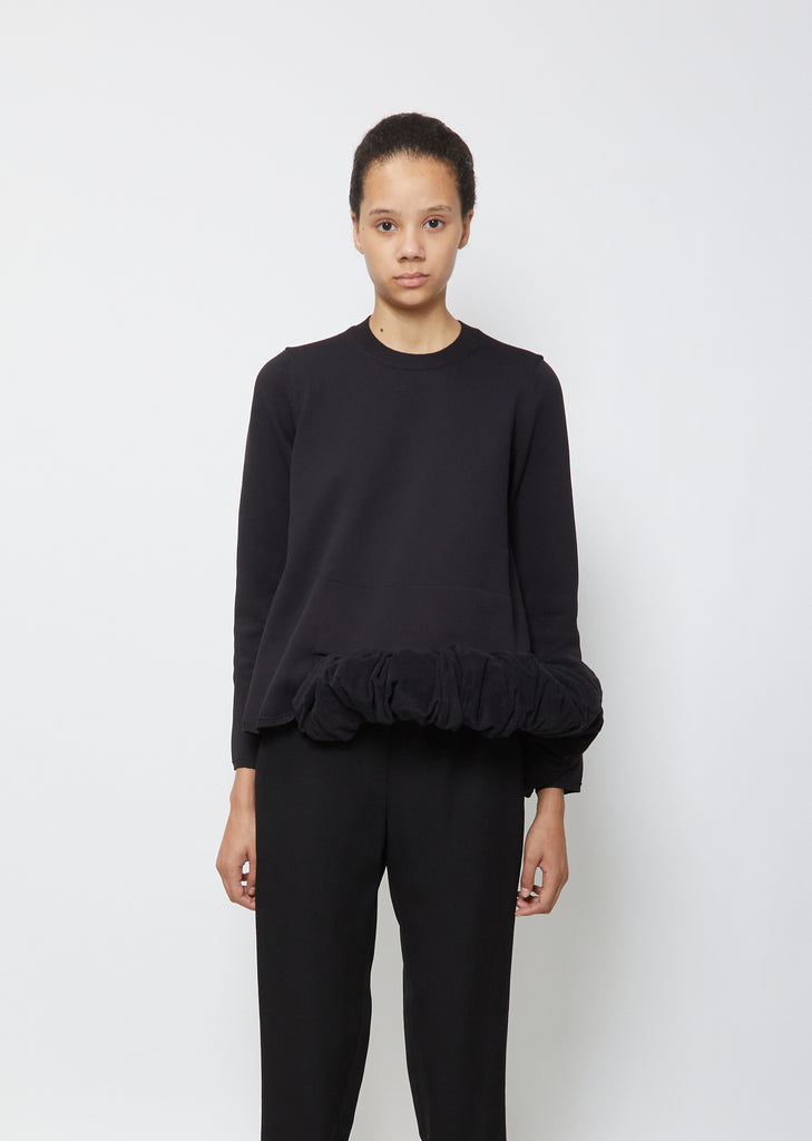 Puffed Hem Sweater