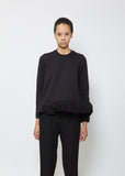 Puffed Hem Sweater