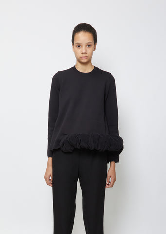 Puffed Hem Sweater