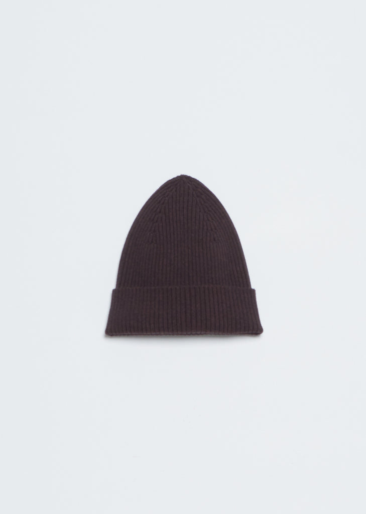 Seamless Knit Beanie — Chocolate Raisin
