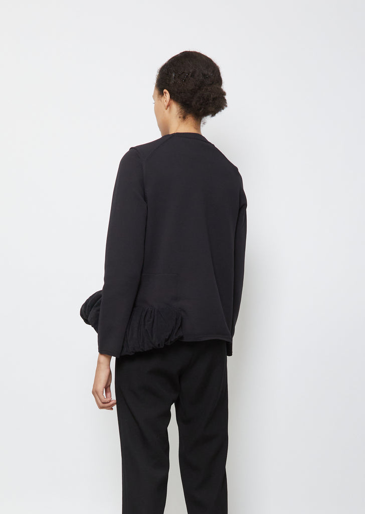 Puffed Hem Sweater
