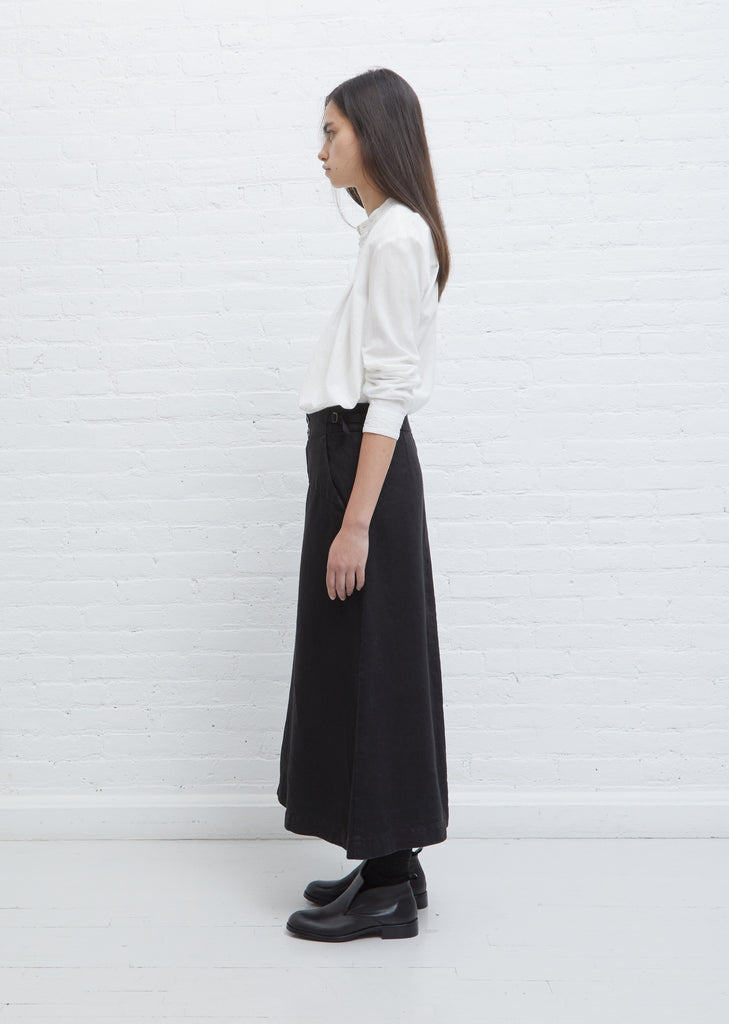 Linen Denim Skirt