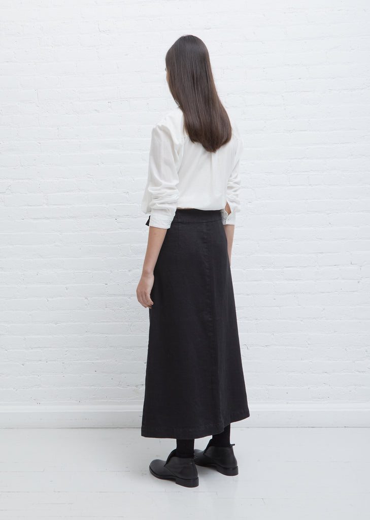 Linen Denim Skirt