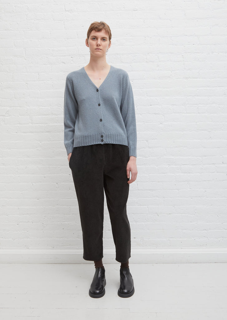 Cashmere Seamless V Neck Cardigan — Twist Harbor