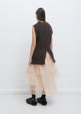 Sculpted Vest — Brown / Jet