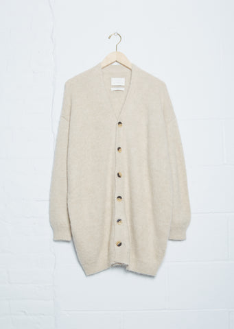 Suri Button Cardigan — Beige