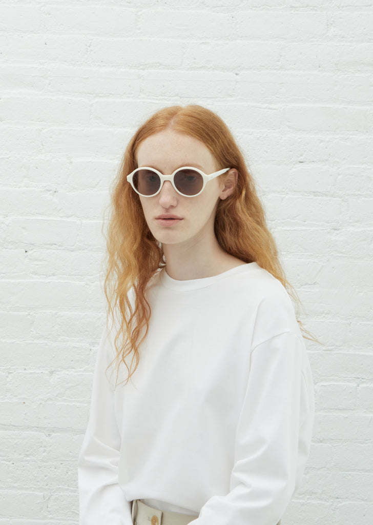 B0004 Sunglasses — Vanilla / Light Brown