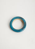 Kham Urushi Bangle — Lake Blue