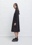 Storm Flap Dress — Black