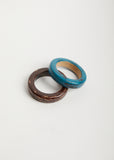 Kham Urushi Bangle — Lake Blue
