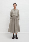 Velvet Double Skirt — Marron Glace