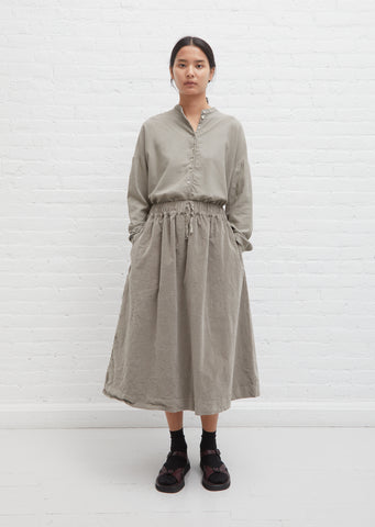 Velvet Double Skirt — Marron Glace
