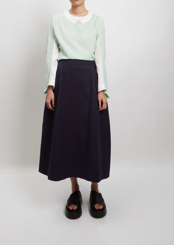 Vase Skirt — Navy