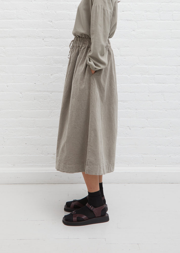 Velvet Double Skirt — Marron Glace