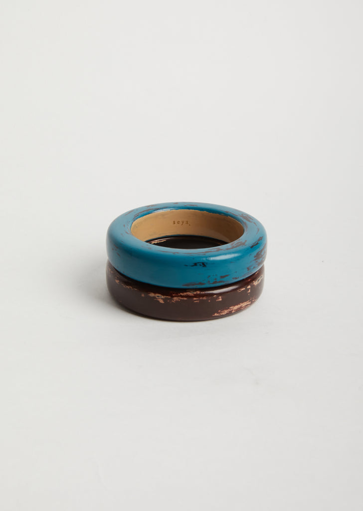 Kham Urushi Bangle — Temple Red