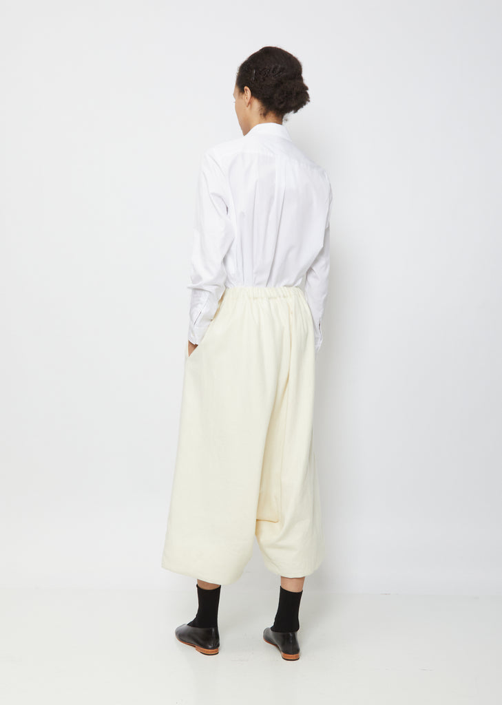 Wool Gathered Pants