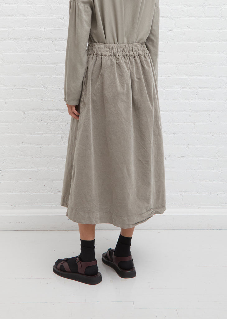 Velvet Double Skirt — Marron Glace