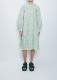 Yseult Dress — Green/Peach