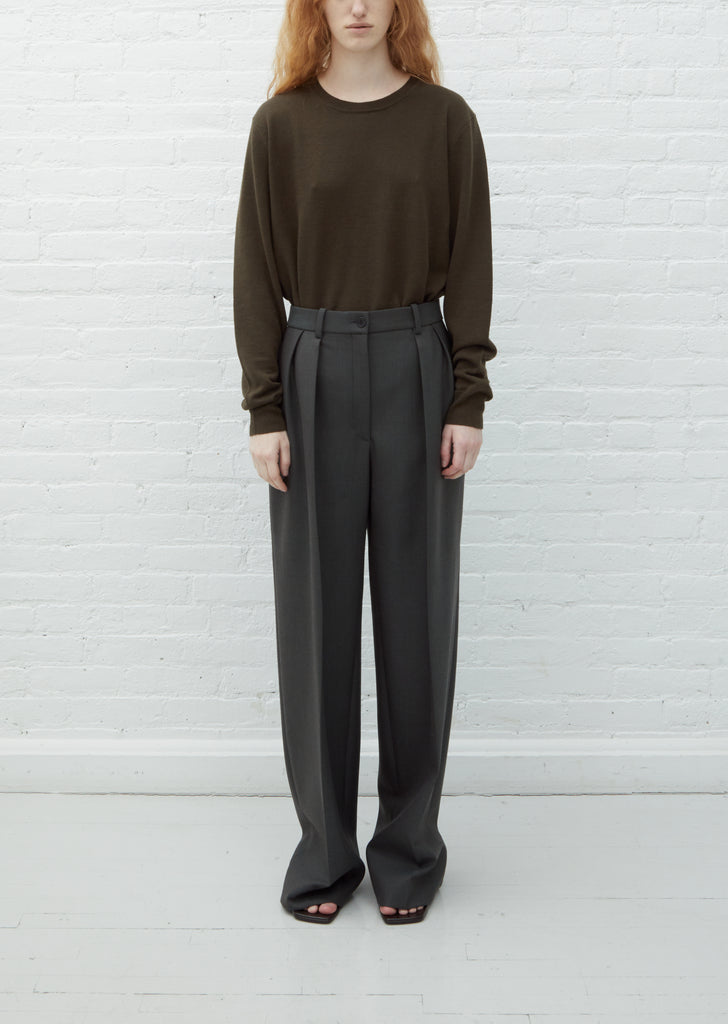 Wool Igor Pants — Pine Melange