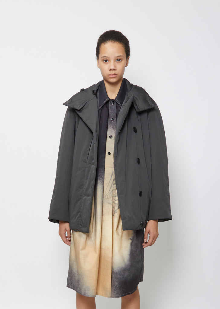 Wadded Asymmetrical Jacket — Urchin