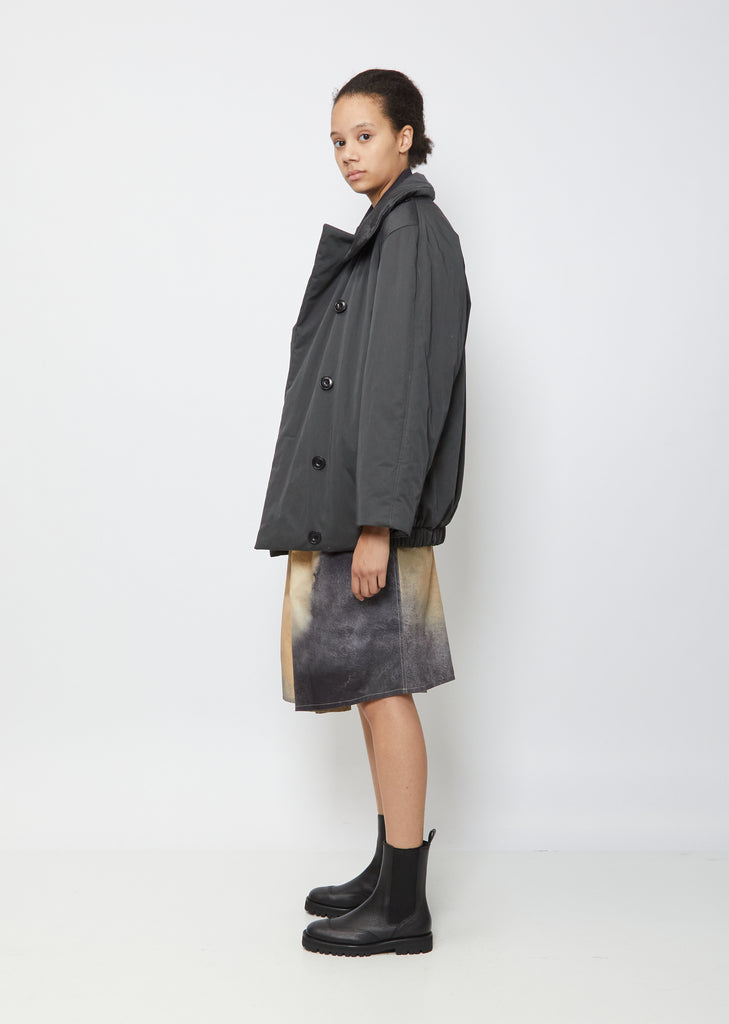 Wadded Asymmetrical Jacket — Urchin