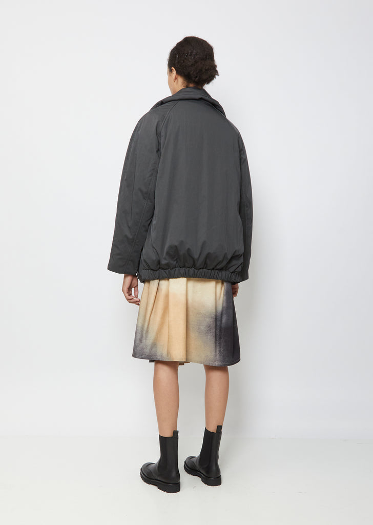 Wadded Asymmetrical Jacket — Urchin