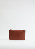 Isabella Small Round Shoulder Bag — Dark Honey
