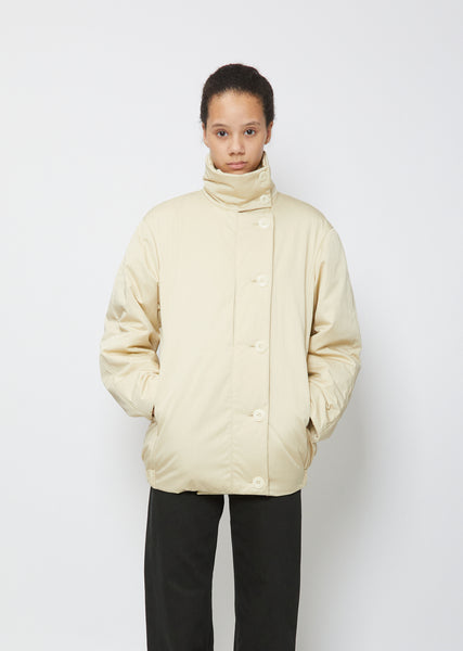 Wadded Asymmetrical Jacket — Mist - 34 / Mist