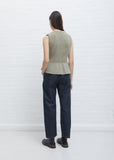Denim Twisted Pants — Denim Indigo