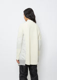 Nylon Twill x Wool Cardigan