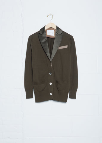 Suiting x Knit Jacket