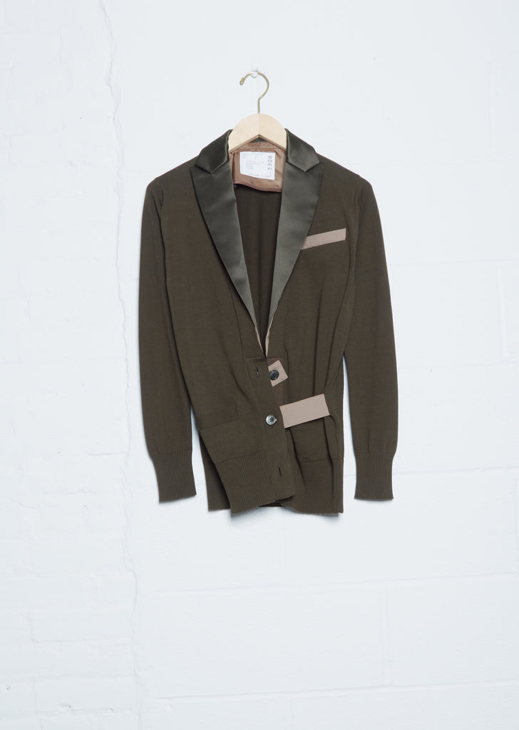 Suiting x Knit Jacket