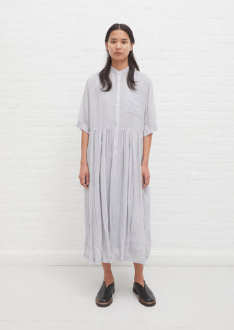 Relaxed Fit Airy Dress — Grey