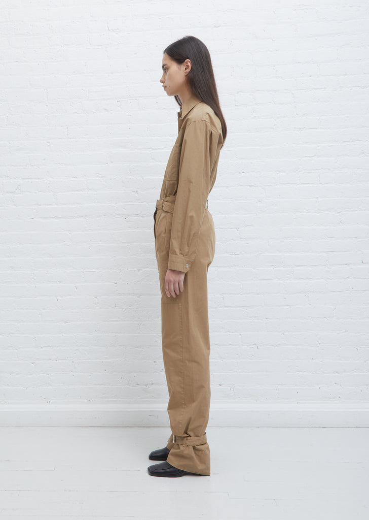 Pleated Pants With Straps