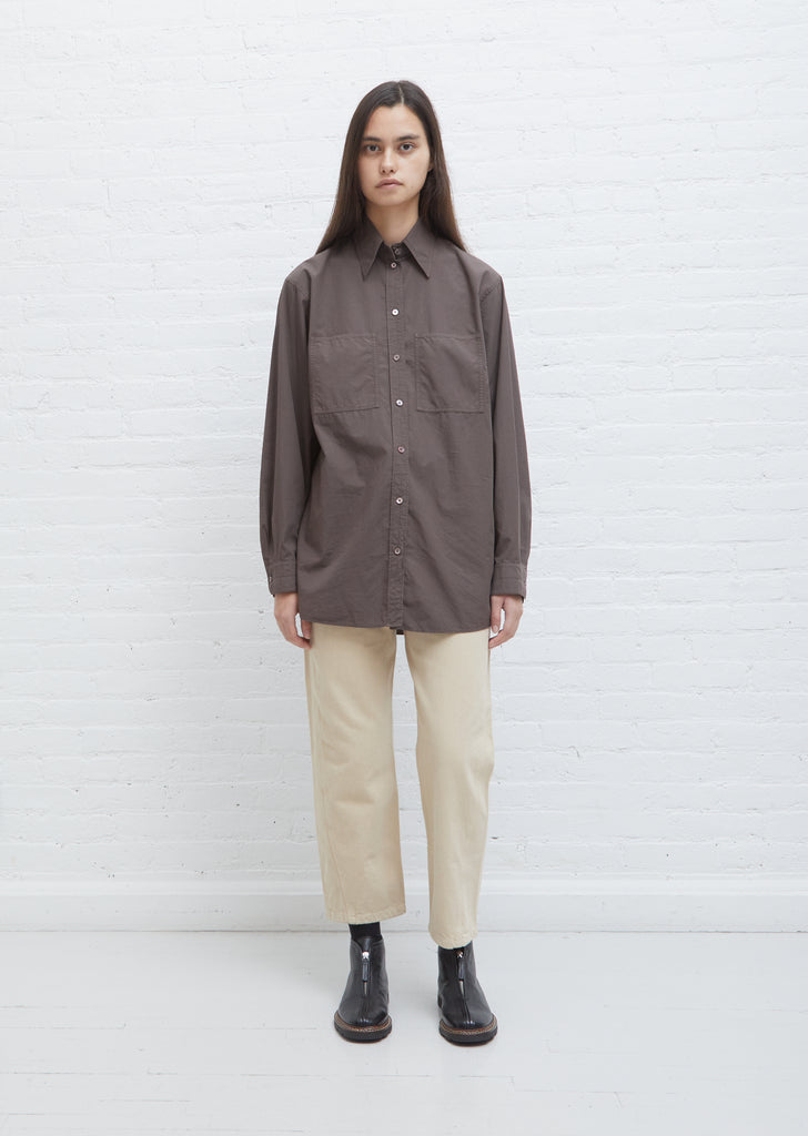 Patch Pocket Shirt — Chestnut