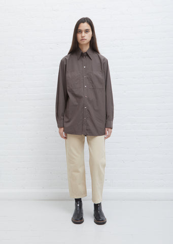 Patch Pocket Shirt — Chestnut