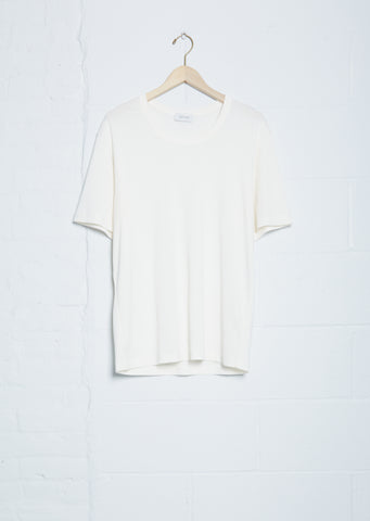 Rib T-Shirt — Chalk