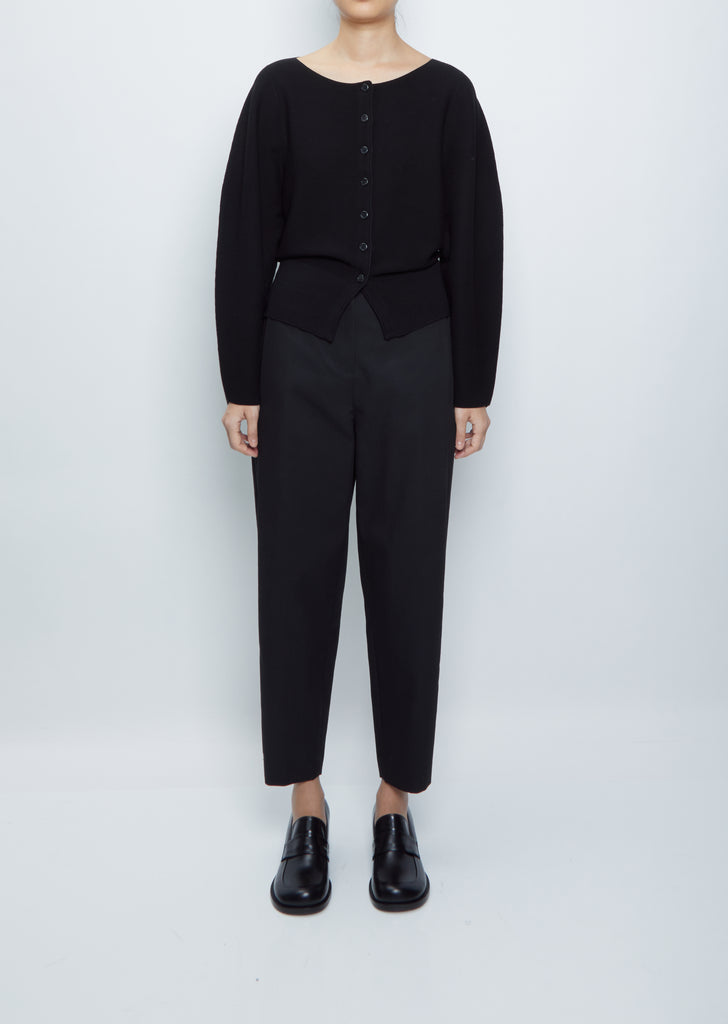 Whole Garment Rounded Cardigan