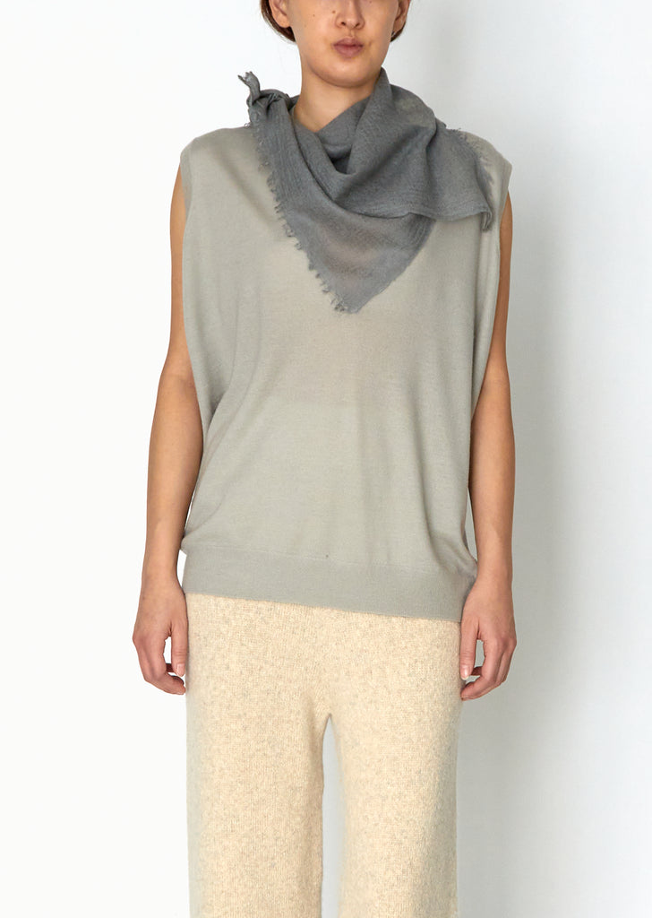 Woven Bandana — Stone