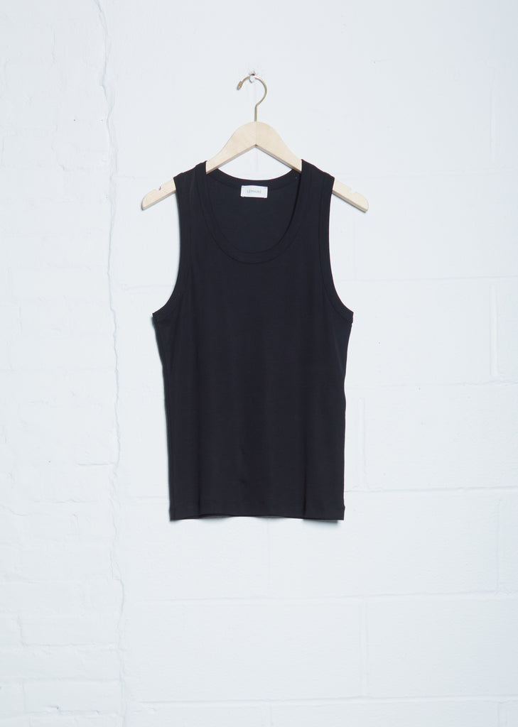 Rib Tank Top — Black