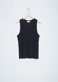 Rib Tank Top — Black