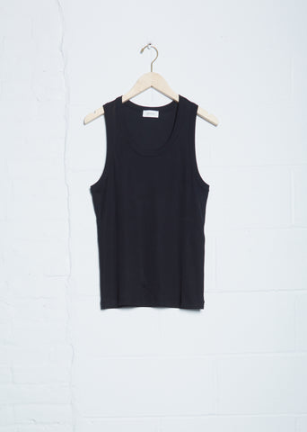 Rib Tank Top — Black