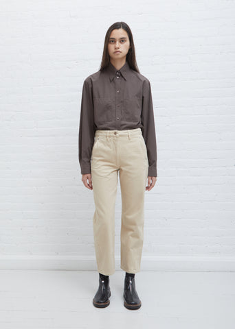 Denim Twisted Pants — Saltpepper